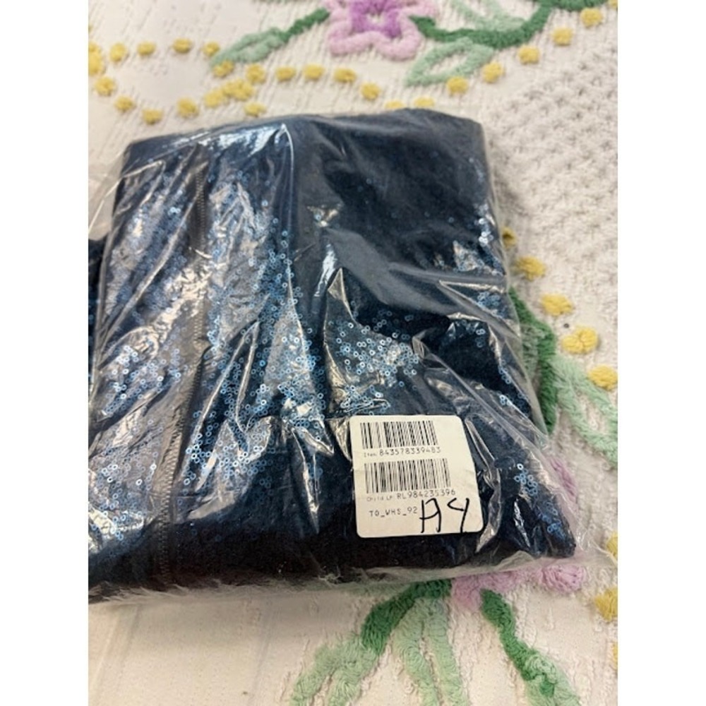 Colleen Lopez Dazzling Blue Jacket with Sparkle NWT L - Picture 9 of 9